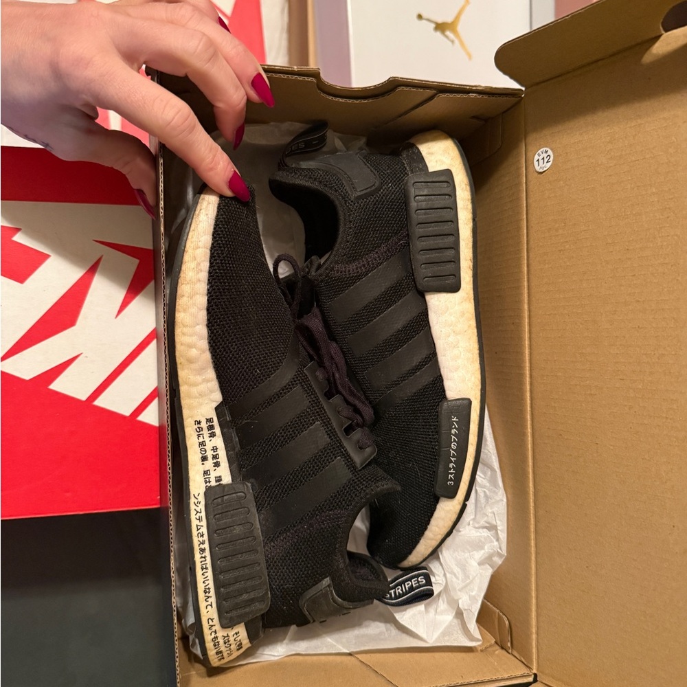 Adidas Black and White NMD Sneakers